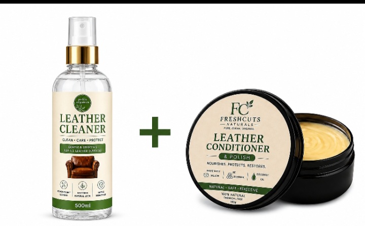 Premium leather Cleaner + Leather conditioner