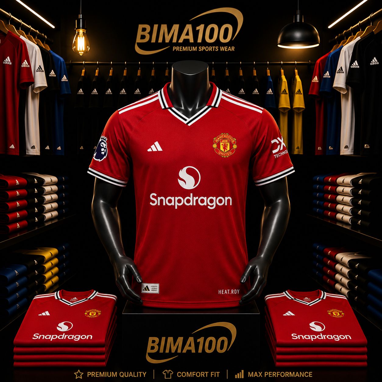NEW ARRIVALS GENERIC Unique Manchester United 2026/27 home jersey.
