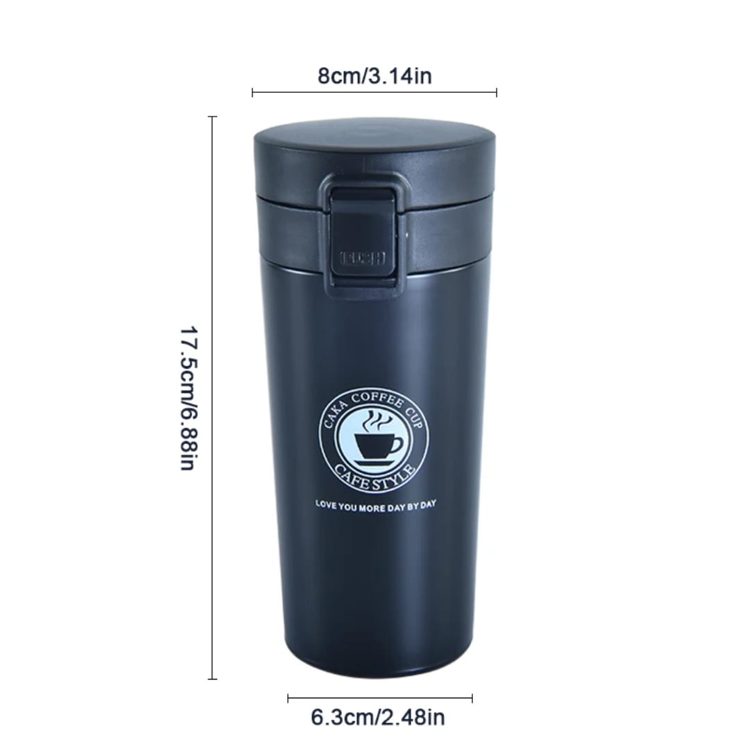 (OFFER)510ML Vacuum Flask Large Capacity Coffee Cup Mug Outdoor Portable Travel Cup Hot Cold Water Thermos Bottle Stainless Steel Insulated Cup Vacuum Flask Men Women Reusable Office Cup