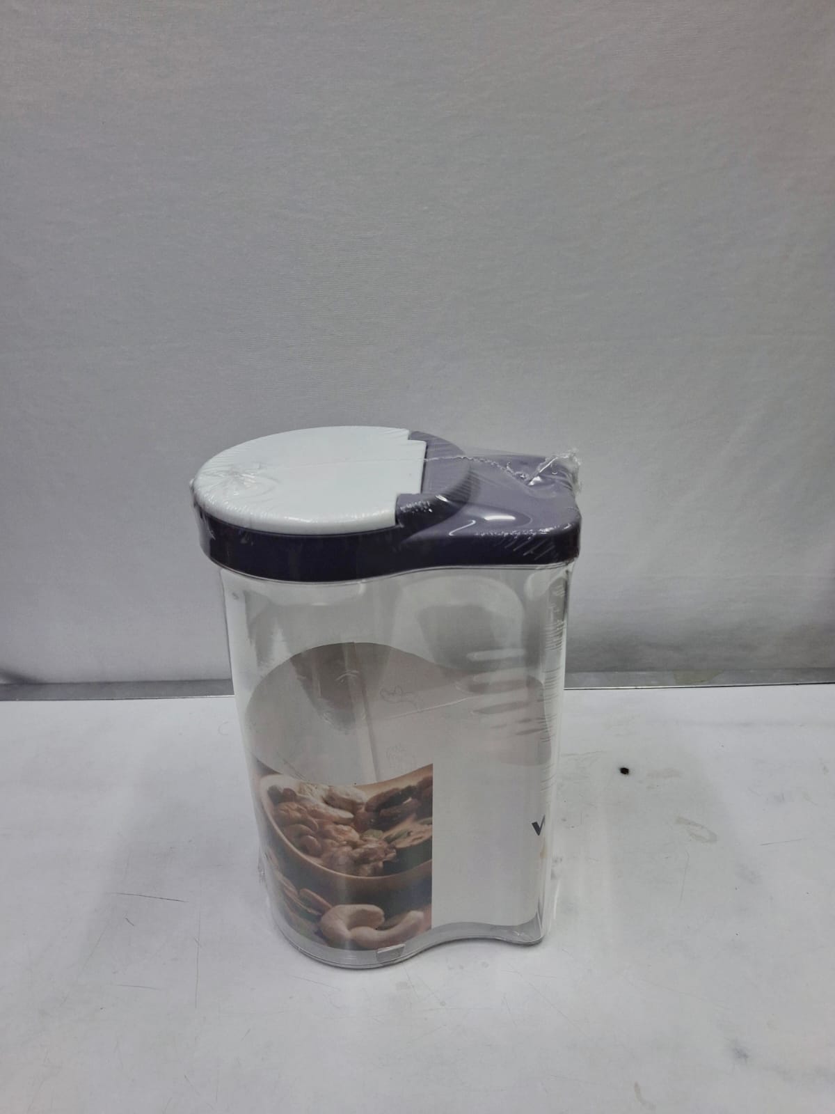 Set of 3PCS High Quality Heavy Plastic Food Storage Containers - Premium 2kg Capacity Each for Grains, Cereals, Flour, Rice, Sugar, Pasta and Dry Food Pantry Organization