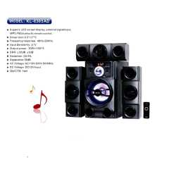 High Quality Heavy Bass Home Use Woofer - Premium Multimedia Speaker System with Bluetooth for Deep Bass, Music, Movies and Home Entertainment
