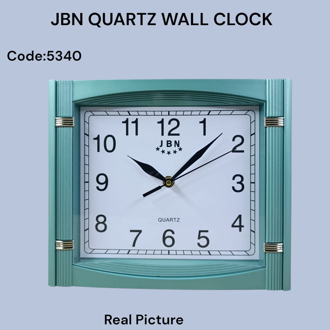 High Quality Quartz Wall Deco Clock - Premium Elegant Silent Wall Clock for Living Room, Bedroom, Kitchen, Office, Workspace and Modern Home Décor