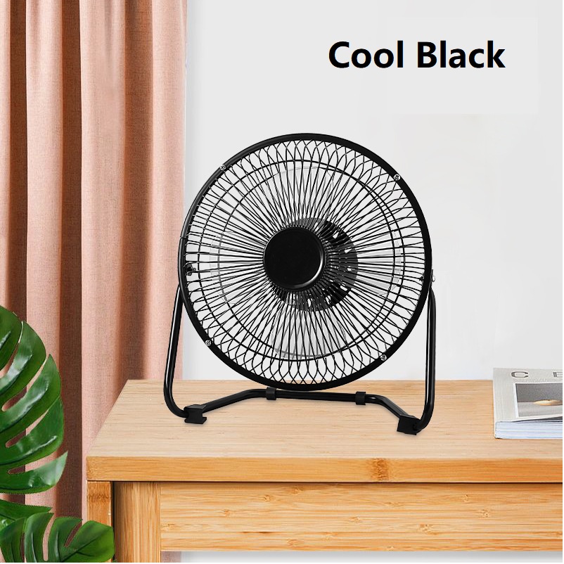 New 6 Inch Portable Desktop Fan USB Fans Personal Fan 360° Rotation Quiet With Metal Construction Silent Low-Energy Air Cooling Electric Fan Table Fans Mini Fans Cooler Fan For Students Office Workers