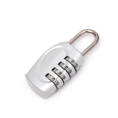 Smart Password Combination Padlock Reset code Zinc Alloy 4 Digits Keypad Lock Outdoor Waterproof Anti-theft Padlock Hasp Mini Code Padlock For School Office Luggage Door Lock Cabinet File Box Locker