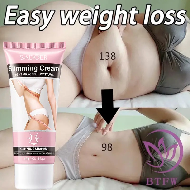 Body Slimming Cream Anti Cellulite Fat Burner Tightens Belly Anti Sagging Sweating Enhancer Abdominal Muscle Shaping Cream Shaping Body Cream Anti-cellulite Firming Abdomen Thigh Legs - SADOER