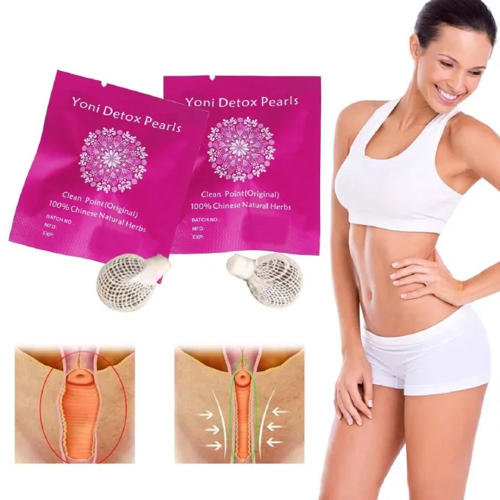 5Pcs/Set Vaginal Detox Pearls for Women Vagina Wellness Discharge Toxins Removes Odor, Maintains Freshness & Supports Vaginal Health Cleanser for Intimate Care –Antibacterial & Anti-Itch Feminine Wash