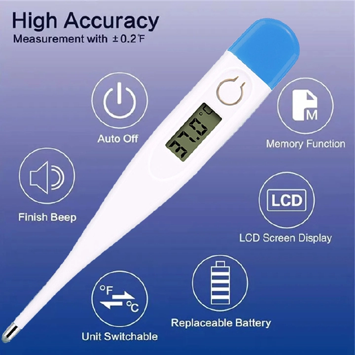 Thermometer Digital Baby/Children/Adult thermometer Precision Household LCD Temperature Measurement Baby Heating Oral Thermometer Tools Care Baby Child Infant Kids & Maternity Products -