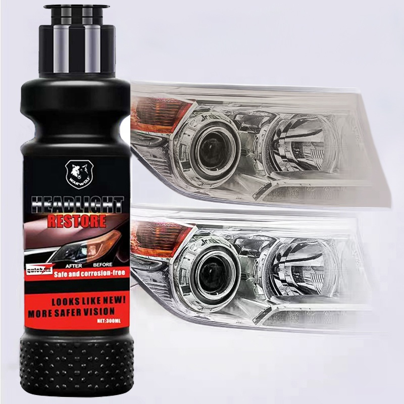 Car Headlight Restoration Kit: Restore Headlamp Clear from Yellowing & Oxidation, Headlamp Restoration Kit: Foggy Headlight Repair Headlight Polishing Liquid Effective Car Headlights Cleaner -