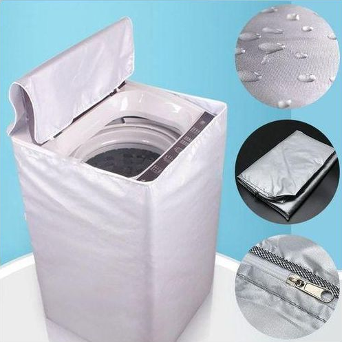 Top Load Washing Machine Cover Waterproof Polyester Cloth Dustproof Sun-Proof Protector Case Wash Machine Cover -protects from dust, moisture & scratches. Durable, easy to clean & fits snugly-