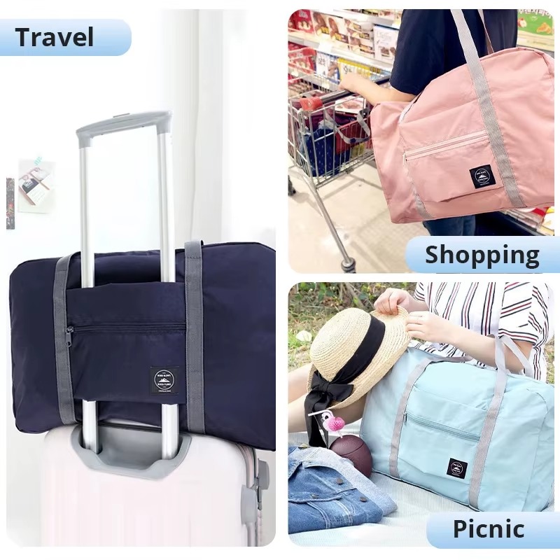 Travel Bag Folding Travel Storage Bag Travel Storage Bags Boarding Luggage Clothes Handbags Picnic Move House Large Handbag,Foldable Travelling Bags Unisex Large Capacity,Waterproof Fashion Bags -