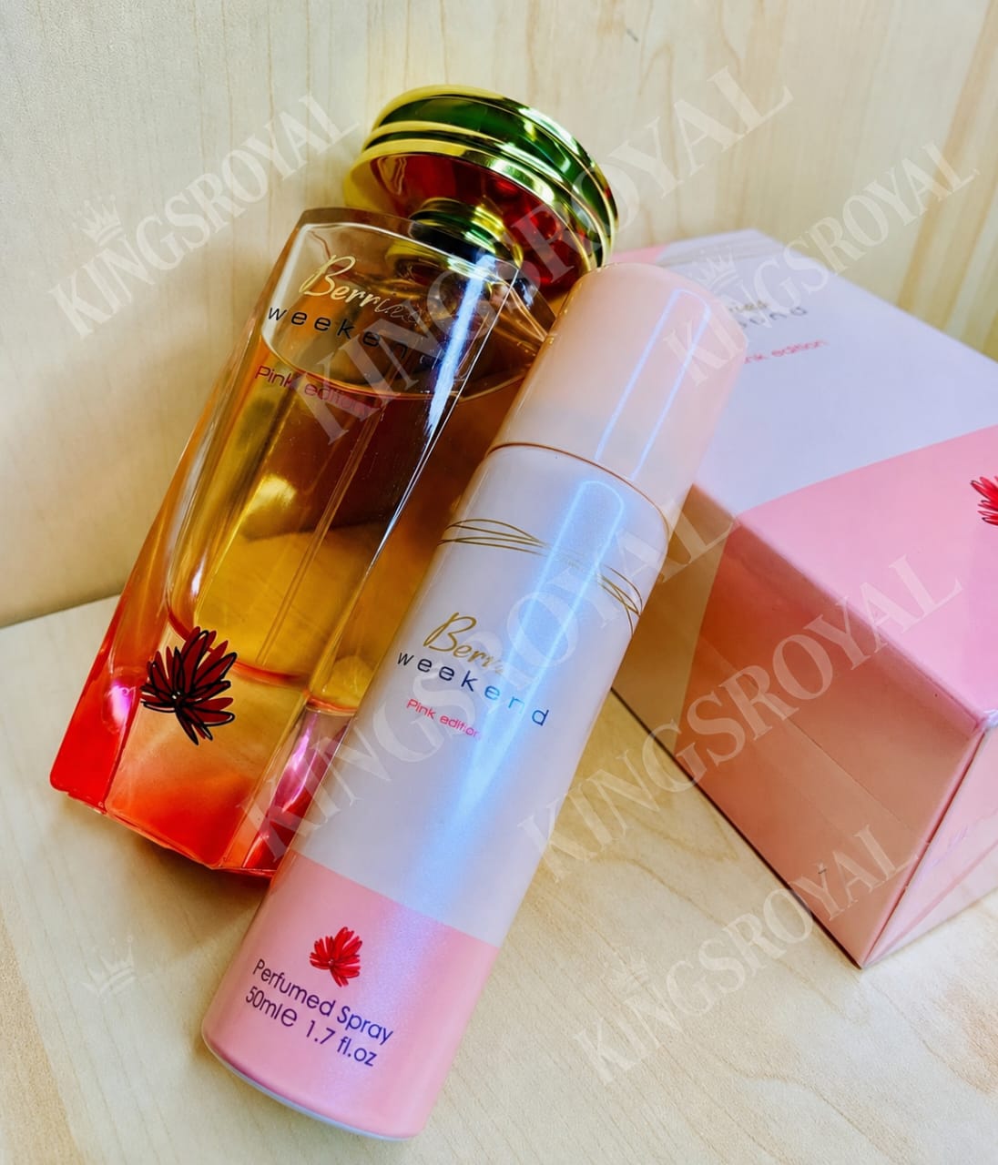 Berries Weekend Edp Fragrance for Ladies By Fragrance World 50ml/Berries Weekend Pink Edition Eau De Parfum 50ml Fragrance Suitable For Women Berry's Weekend Pink Edition EDP Perfume