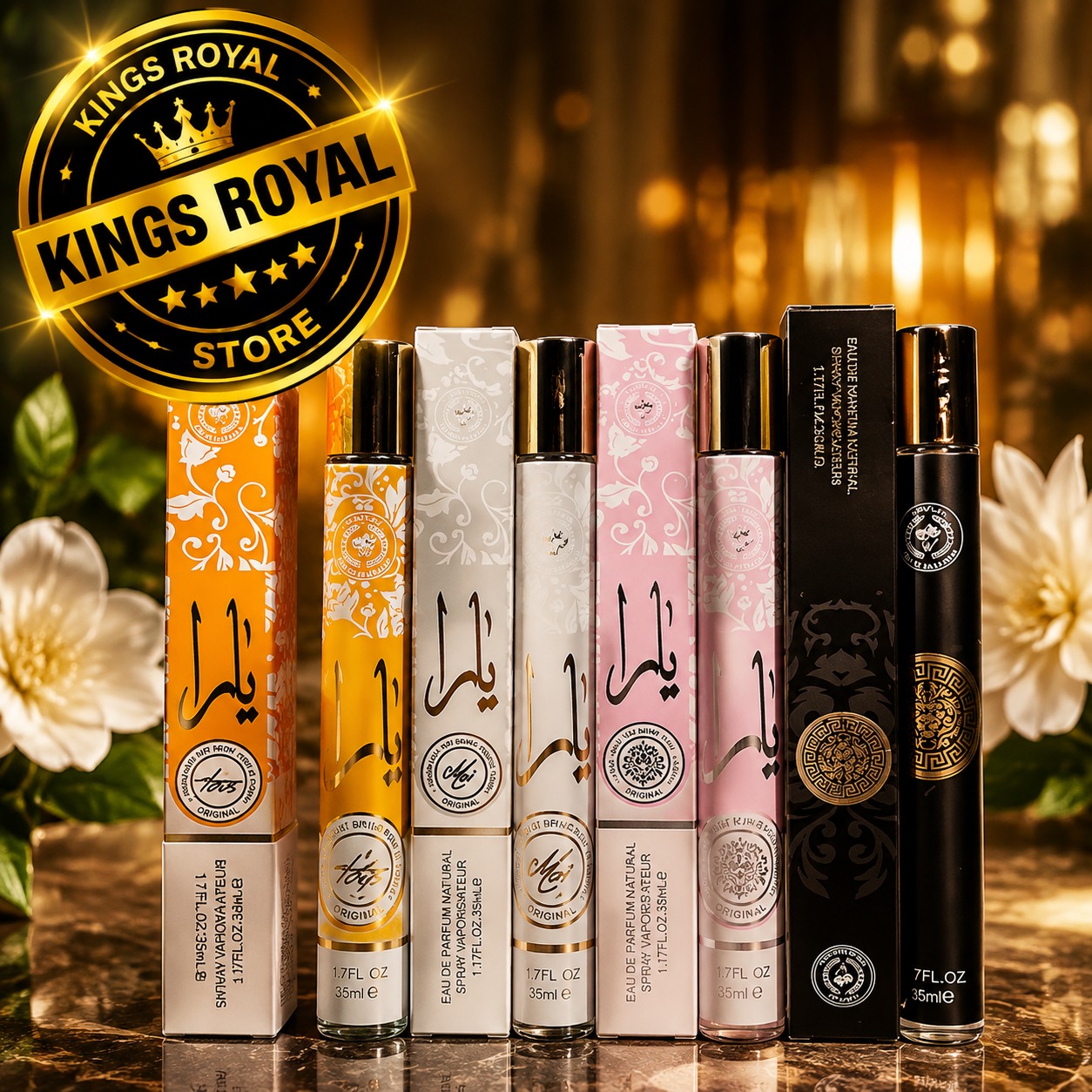 OFFER! Random 4pcs YARA PINK/ASAD/ YARA ORANGE/ YARA WHITE /Yara candy Travel Perfume – Sweet & Fresh Long-Lasting Fragrance for Men & Women (Lattafa Perfumes: Yara, Asad, Mayar or Khamrah/Soft)