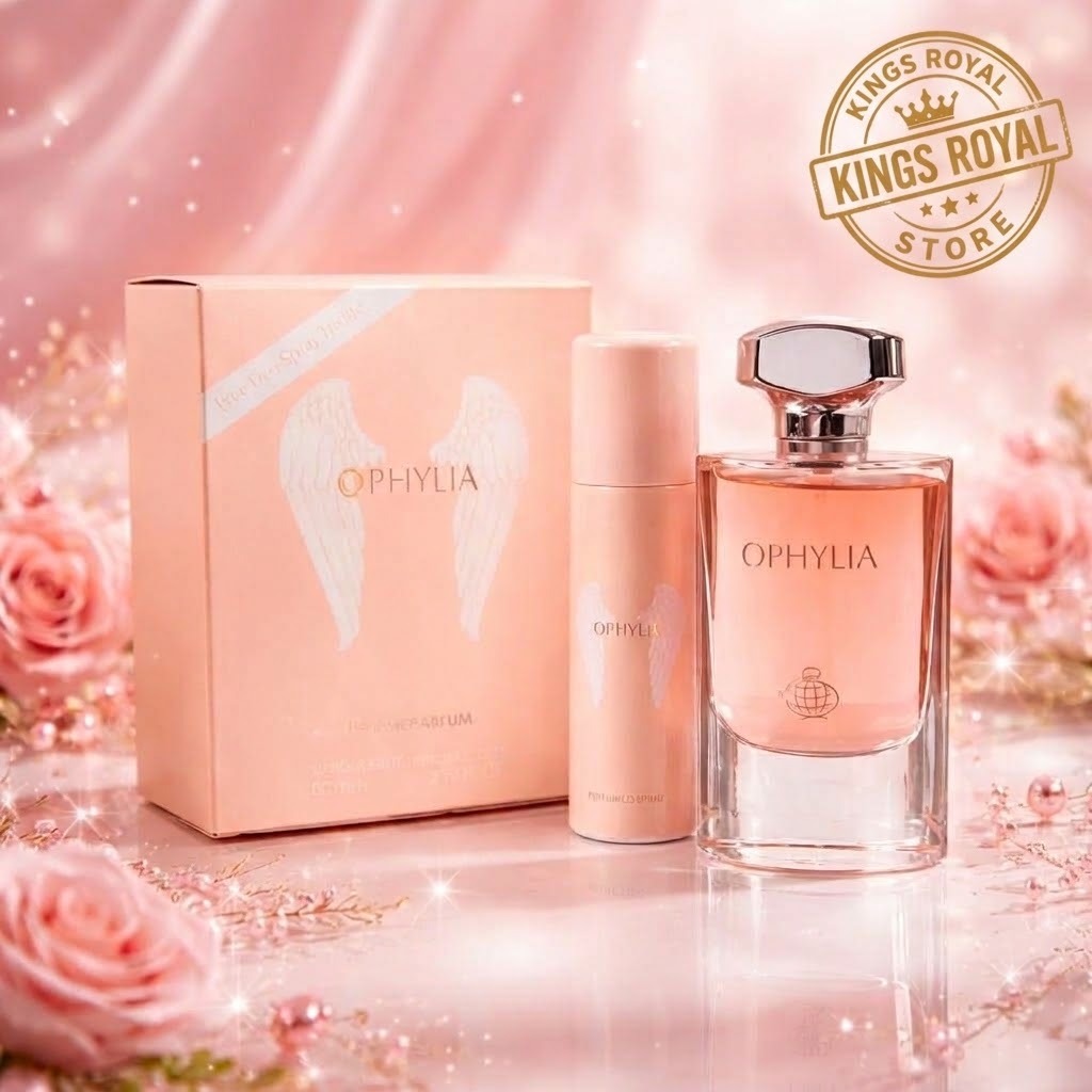 Ophylia Feminine Women's Perfume 100ml/50ML By Fragrance World Spicy PinkPepper and Rose Scent