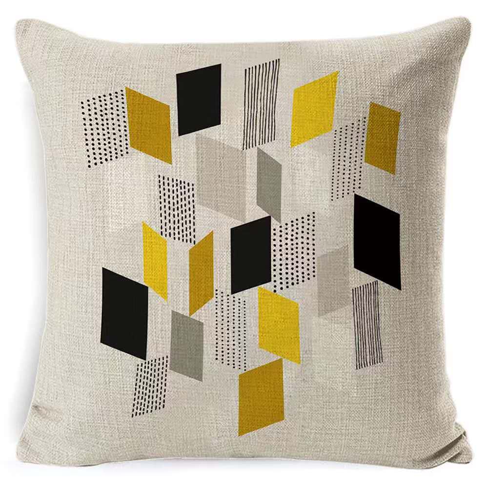 set of 4pcsLinen Cushion Cover Size 45x45cm – Natural Linen Fabric Square Pillow Case for Couch, Bed, Living Room or Minimalist Home Decor Accents