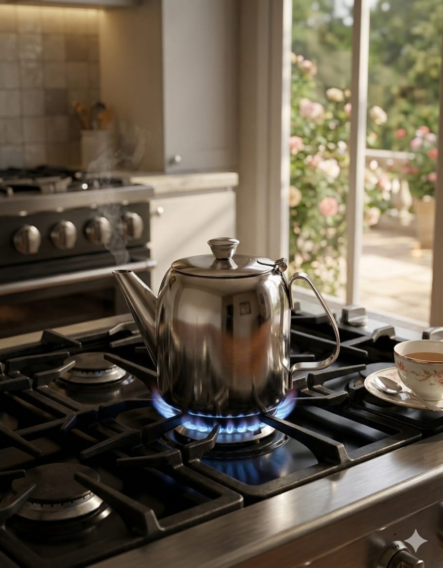 High Quality Stainless Steel Kitchen Kettle 600ml – Durable Rust-Resistant Water Boiler for Home, Travel & Office Use, Strong Compact Tea & Coffee Kettle