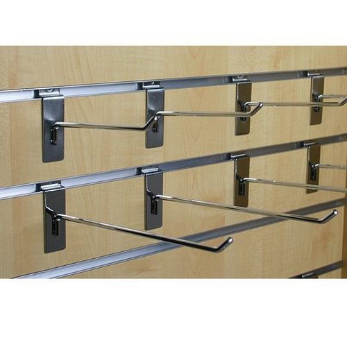 Slatwall Display Hooks8 inch and 10 inch Length 6mm Diameter Single Prong Chrome Hooks Set of 50Pcs – CHS-1506