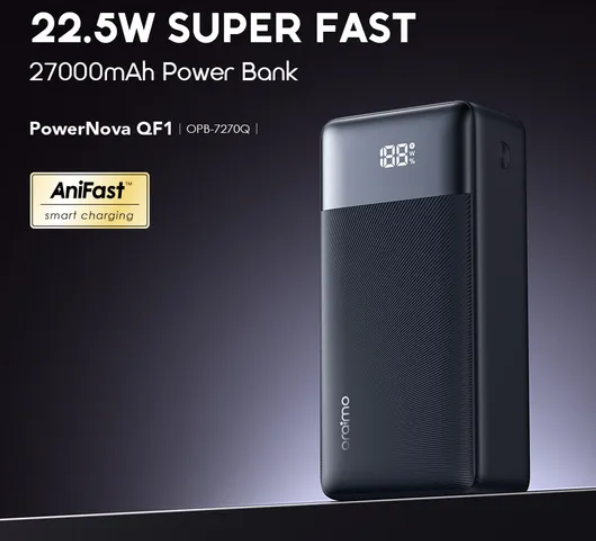 Oraimo PowerNova QF1 OPB-7270Q 27000mAh 22.5w Fast Charging Power Bank