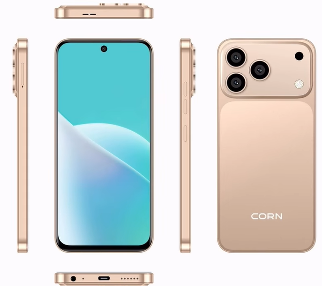 CORN MEGA 100 MAX 6.67"HD 64GB ROM, 5(2+3)GB RAM 5000mAh STRONG BATTERY DUAL SIM CARD SMART PHONE SIDE-MOUNTED FINGERPRINT FACE UNLOCK,13MP ULTRA CAMERA 8MP SELFIE Smart Phones