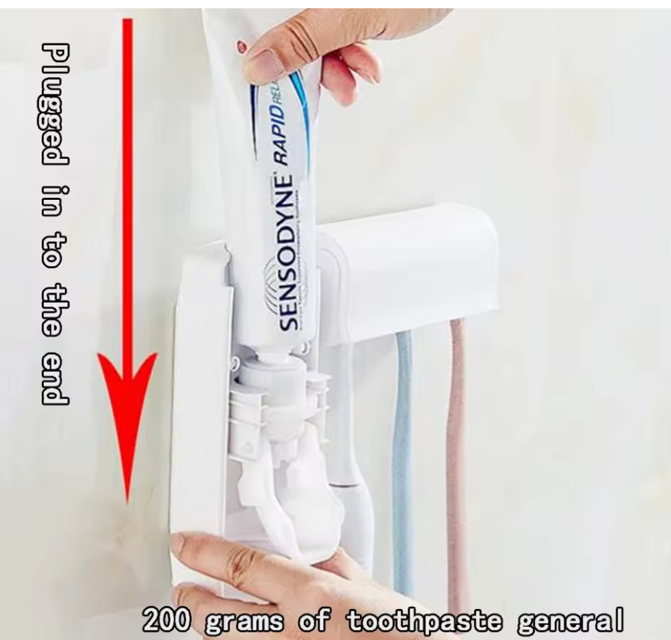 PRICE DROP! PROMOTION PRICE! 🤑DONT MISS OUT🦋Best-selling Punch-free Automatic Toothpaste Dispenser Wall Adhesive Toothbrush Toothpaste Electric Toothbrush Holders