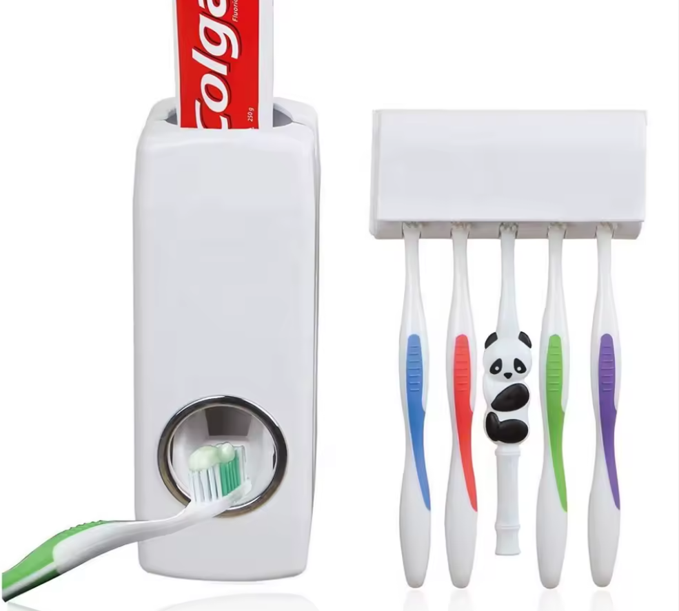 PRICE DROP! PROMOTION PRICE! 🤑DONT MISS OUT🦋Best-selling Punch-free Automatic Toothpaste Dispenser Wall Adhesive Toothbrush Toothpaste Electric Toothbrush Holders
