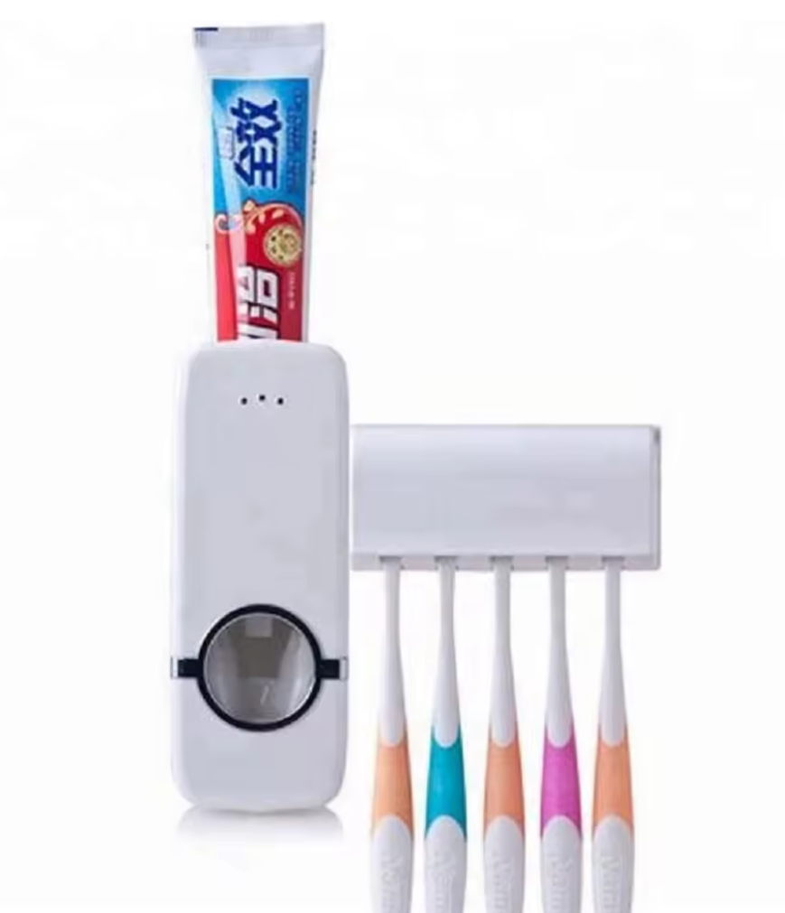 PRICE DROP! PROMOTION PRICE! 🤑DONT MISS OUT🦋Best-selling Punch-free Automatic Toothpaste Dispenser Wall Adhesive Toothbrush Toothpaste Electric Toothbrush Holders
