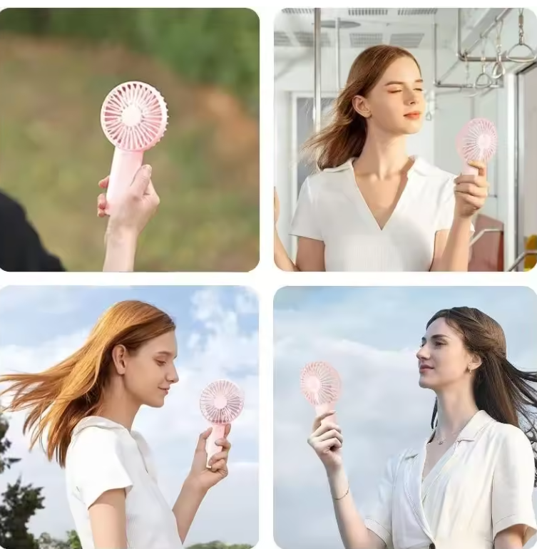CLEARANCE SALE!!! Mini Portable Rechargeable Usb Small Hand Fans Electric Summer Handheld air Cooler Pocket Fan