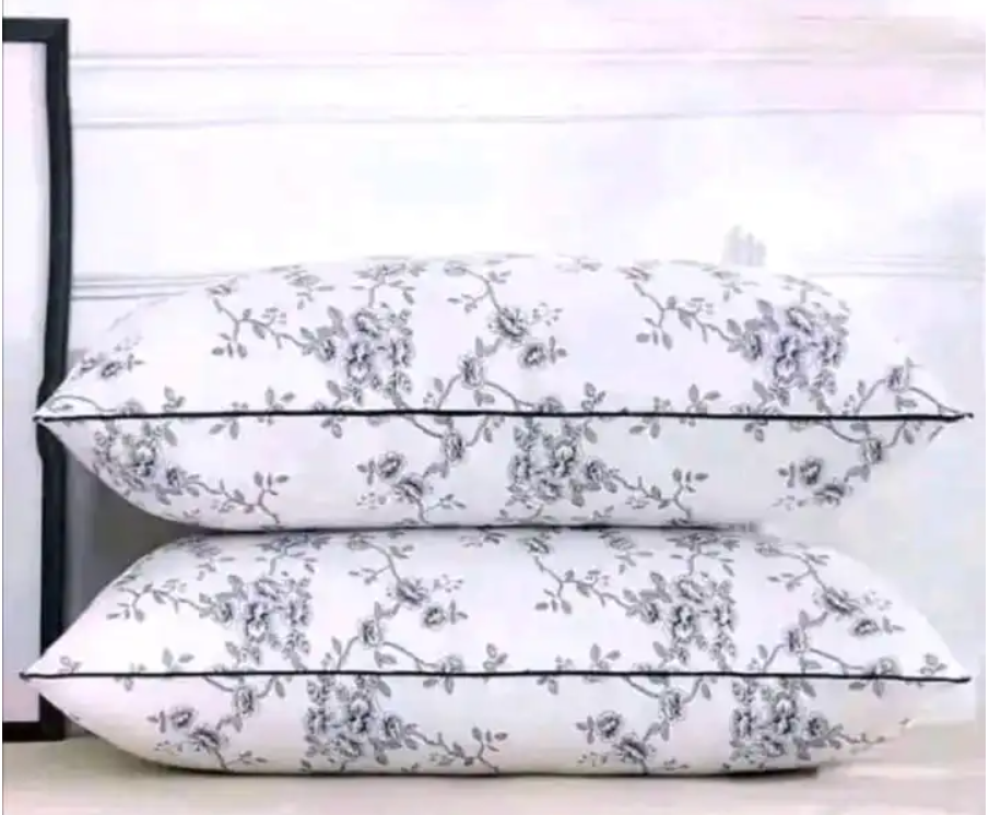 [Clearance Offer] Set Of 2 Bed Pillow Soft Comfy pillows (Pair- Pure Fibre Filled).