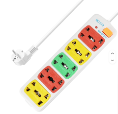 [ TODAY CLEARANCE OFFER ]Cheap Socket 5 Electric Outlets with Switch Universal Extension Socket Wholesale Power Strip