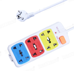 [ TODAY CLEARANCE OFFER ]Popular Cheap Model Multi Power Outlet Electrical 3 Way Power Strip for Africa Market