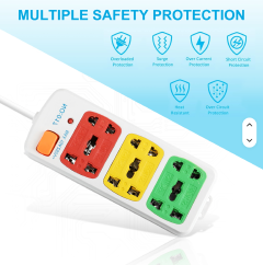 [ TODAY CLEARANCE OFFER ]Popular Cheap Model Multi Power Outlet Electrical 3 Way Power Strip for Africa Market