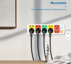 [ TODAY CLEARANCE OFFER ]Cheap Socket 5 Electric Outlets with Switch Universal Extension Socket Wholesale Power Strip