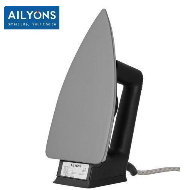 Cut your ironing time—and your budget—in half  with the AILYONS Electric Dry Iron Box 1000W Non-Stick Soleplate (Silver & Black)