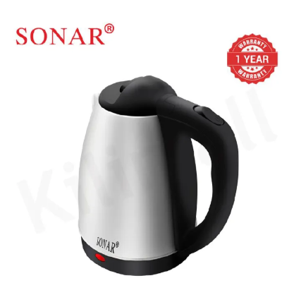🎁 Buy Now & Get a FREE Gift!   Sonar 1.5M Power Cord 1500W Stainless Steel Electric Kettle Energy Efficient Heater Jug Cordless Electric Kettle SR-X1