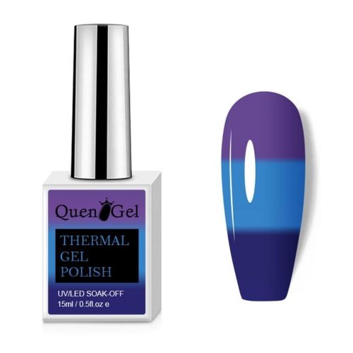 15ml Color Changing Gel Nail Polish  Mood Temperature Change Gel Polish Soak Off Temperature Changing Gel Polish Thermal Ge Polish UV/LED Gel Polish view 3