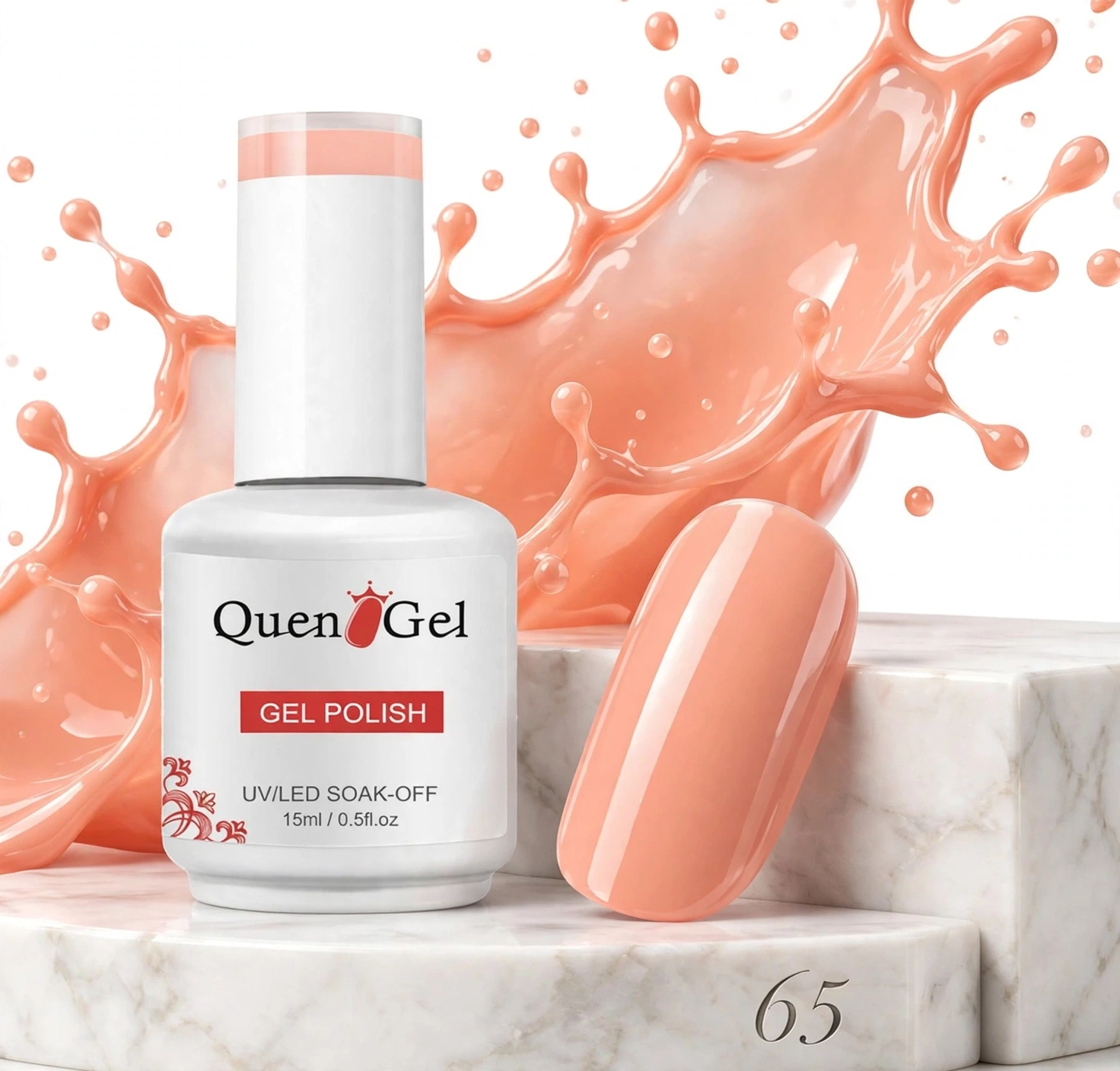 15ml Nail Gel Polish Soak Off UV/LED Manicure Pedicure Professional UV/LED Soak Off  Color Gel Nail Polish Manicure Salon Gel Polish Best Quality Non Toxic  Lasts and Lasts at Least 30 Days view 8