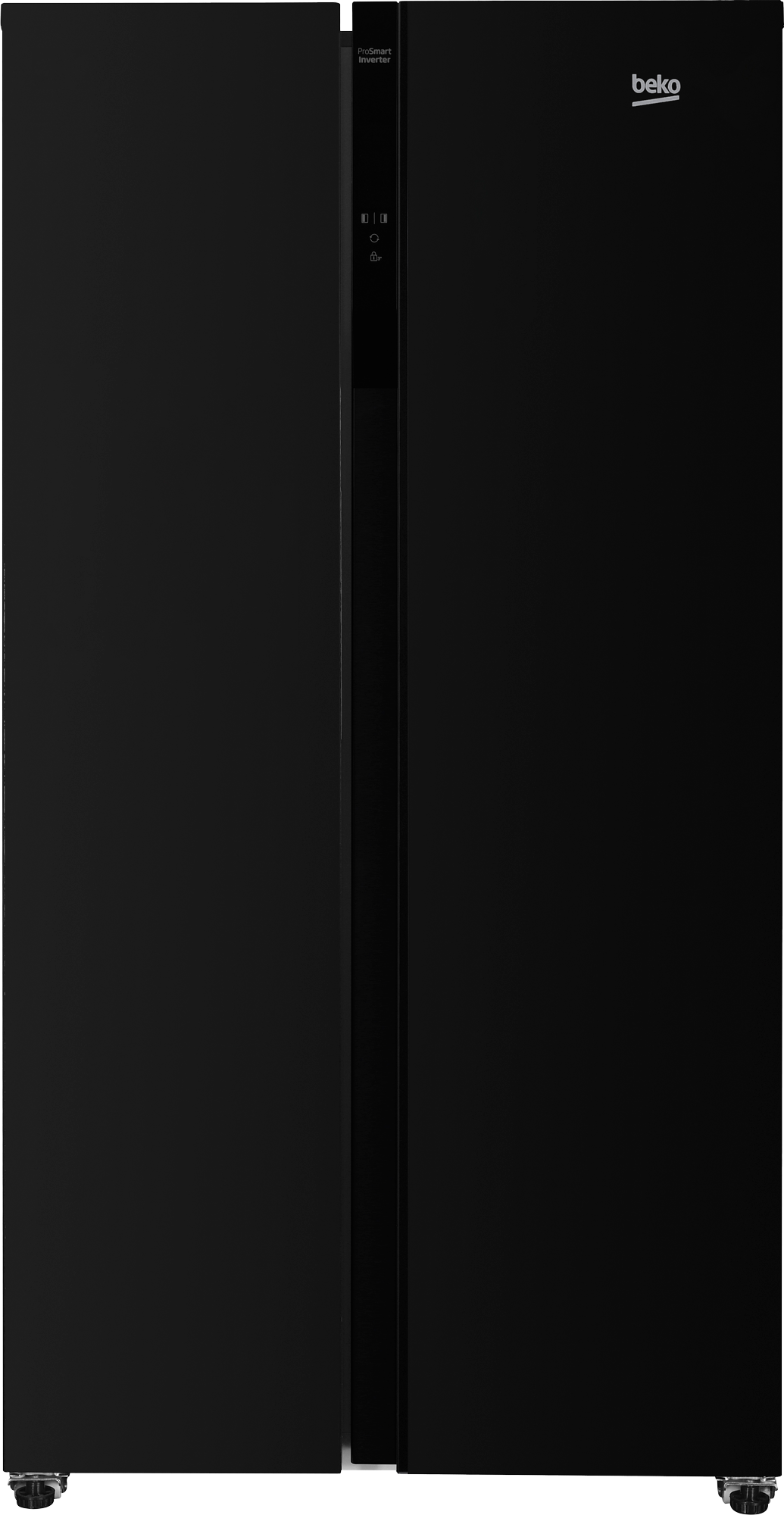 Beko BFF255GB KE 90CM,472L ,Black Glass,No Frost, Fridge Freezer
