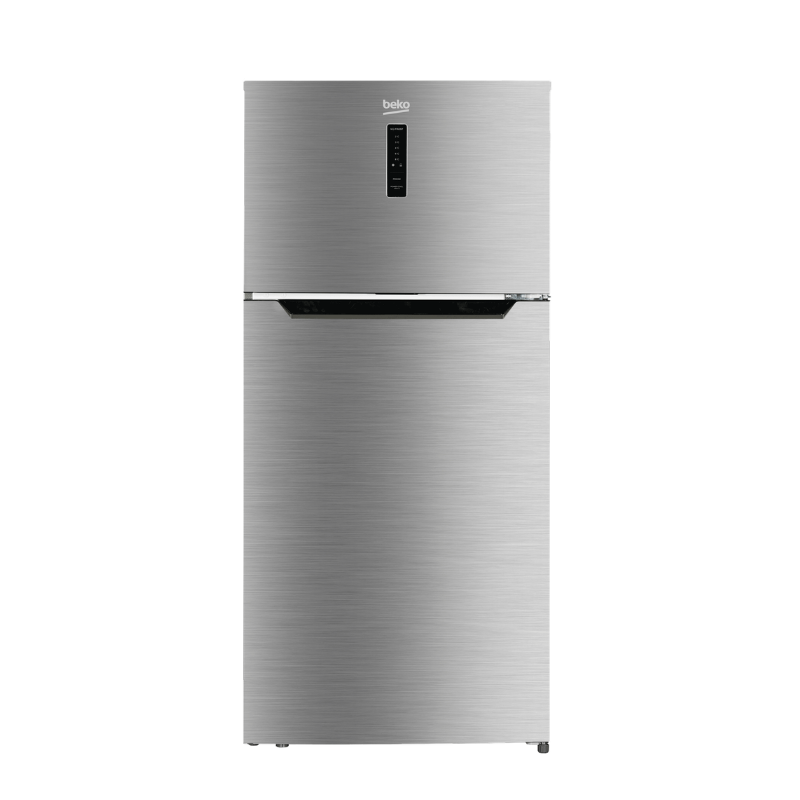 Beko BAD664 UK KE,490L usable capacity,110L top freezer,No Frost,Wide 79 cm design,Strong tempered-glass shelves,Bright LED interior lighting,Electronic temperature controls fridge freezer.