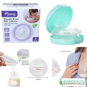 2 Pcs  Wearable Breast Milk Collection Shells – Leak-Proof Milk Saver Cups for Breastfeeding Mothers