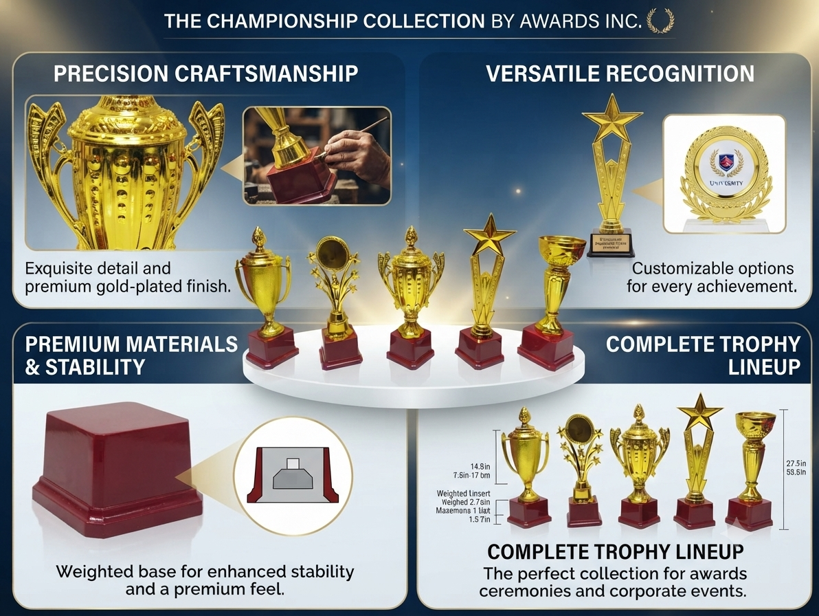 Kids Award Trophy – 1 Winner's Trophy Cup for Children, Achievement Prize for School, Sports & Competitions