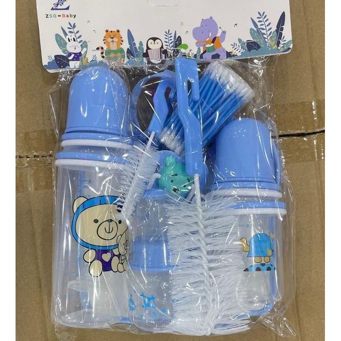 Mnyonyi Baby Feeding Bottle - BPA-Free, Spill-Proof, Multi-Color, Pack of 3, 0-24M
