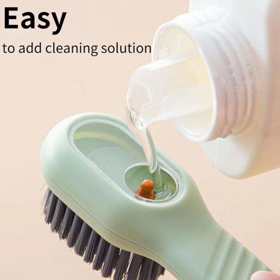 Multifunction Cleaning Shoe Brush with Soap Dispenser Brush - make your shoes stays super clean and fresh