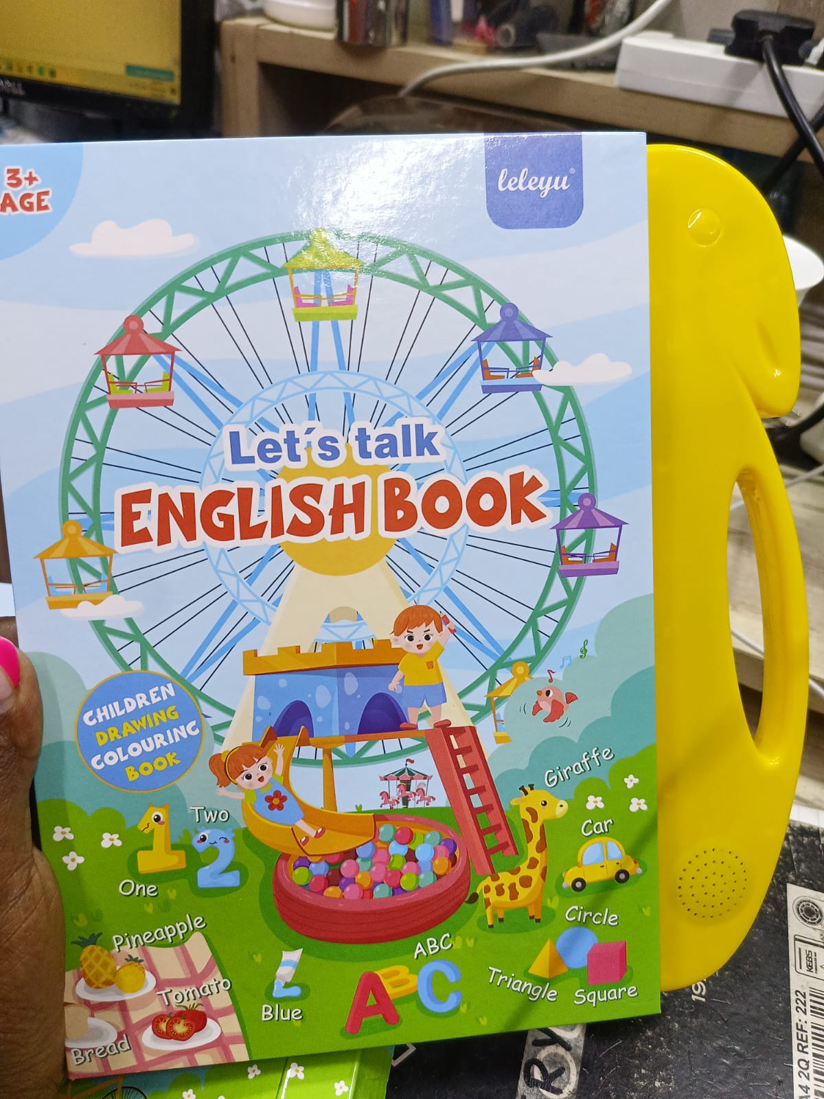 Audio Early childhood English Words Sound book, listen, learn read for Kids intelligence with 114 Words, 7 Learning Themes, 26 letter and Numbers, 15 interactive practice, and Songs