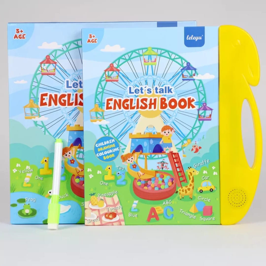 Audio Early childhood English Words Sound book, listen, learn read for Kids intelligence with 114 Words, 7 Learning Themes, 26 letter and Numbers, 15 interactive practice, and Songs