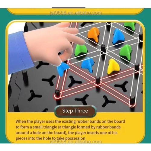 Chain Triangulation Game – an innovative strategy board game that turns screen-free time into brain-boosting fun for the whole family