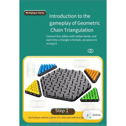 Chain Triangulation Game – an innovative strategy board game that turns screen-free time into brain-boosting fun for the whole family
