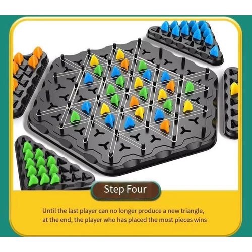 Chain Triangulation Game – an innovative strategy board game that turns screen-free time into brain-boosting fun for the whole family