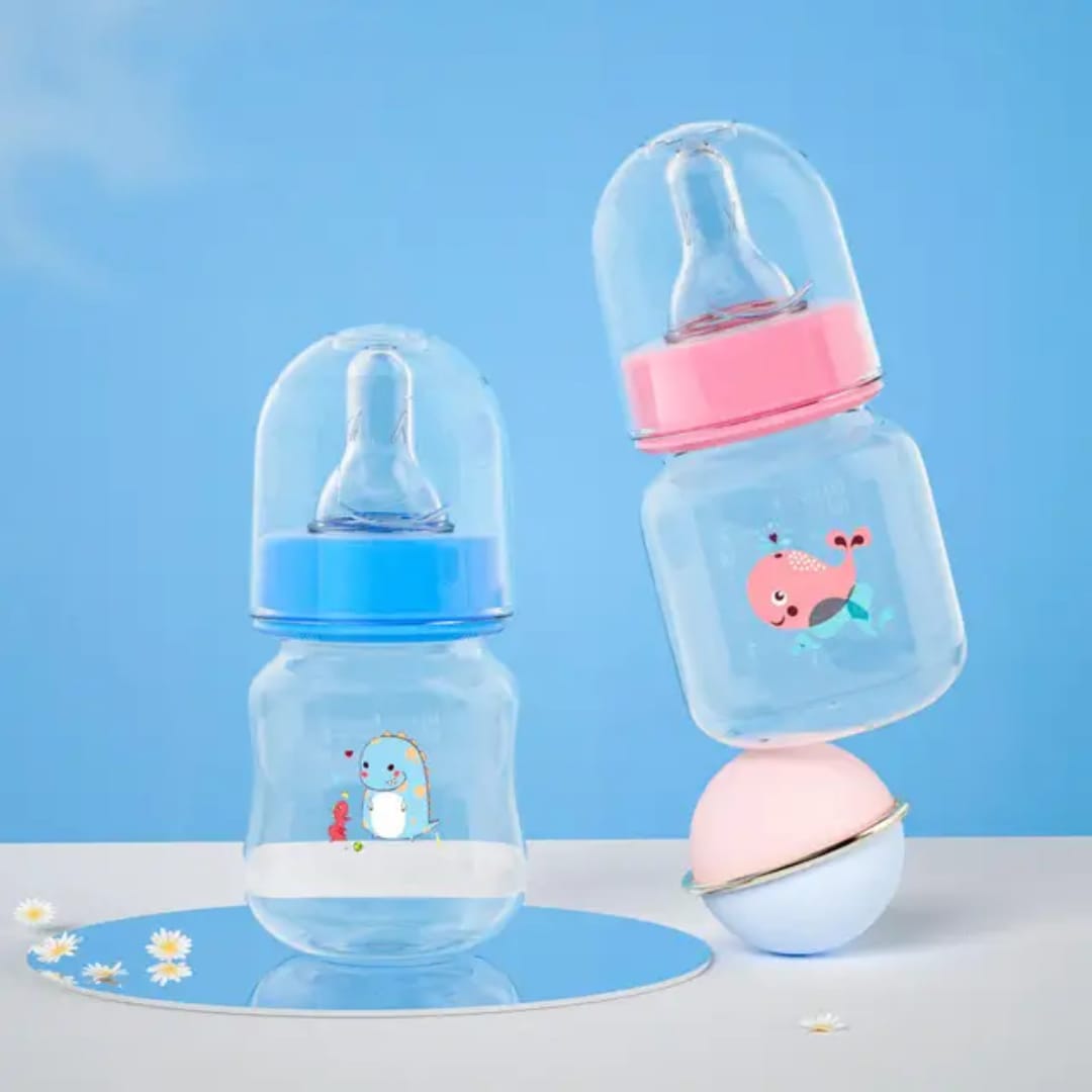 60ML Newborn Baby Milk Bottle Baby Care Feeding Bottle for ease in baby feeding milk or liquids-Gentle Feeding Care