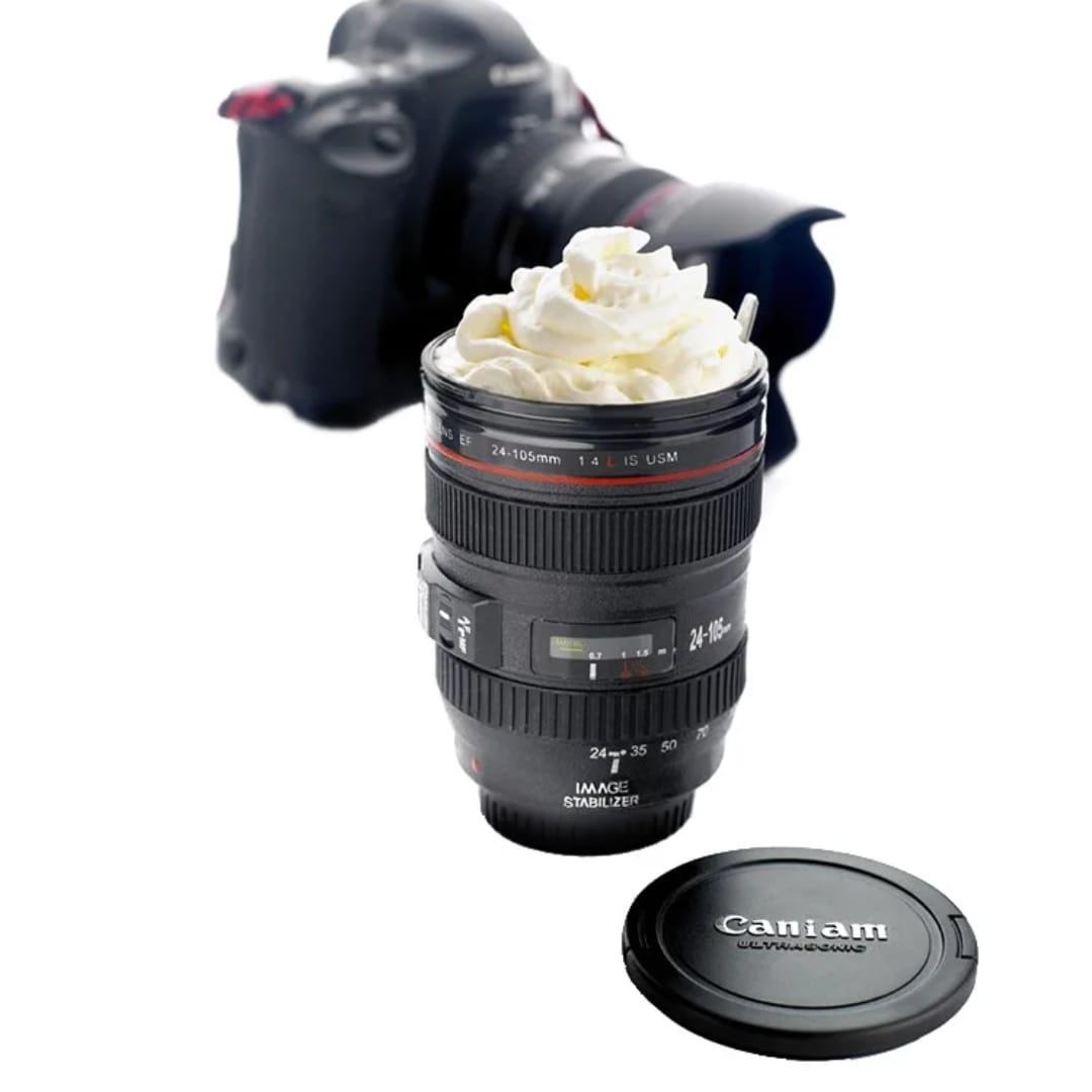 Plastic Camera Lens Cup Travel Cup/ Pen Holders For Photographers

Showcase your passion for photography with this creative and realistic Camera Lens Mug