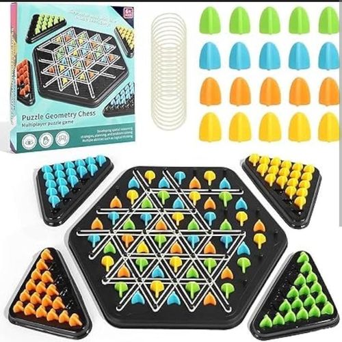Chain Triangulation Game – an innovative strategy board game that turns screen-free time into brain-boosting fun for the whole family