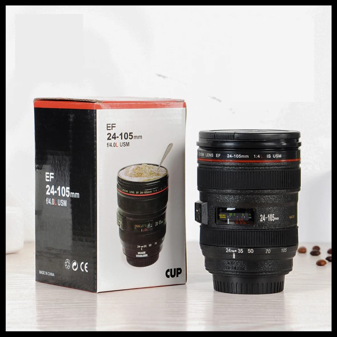 Plastic Camera Lens Cup Travel Cup/ Pen Holders For Photographers

Showcase your passion for photography with this creative and realistic Camera Lens Mug